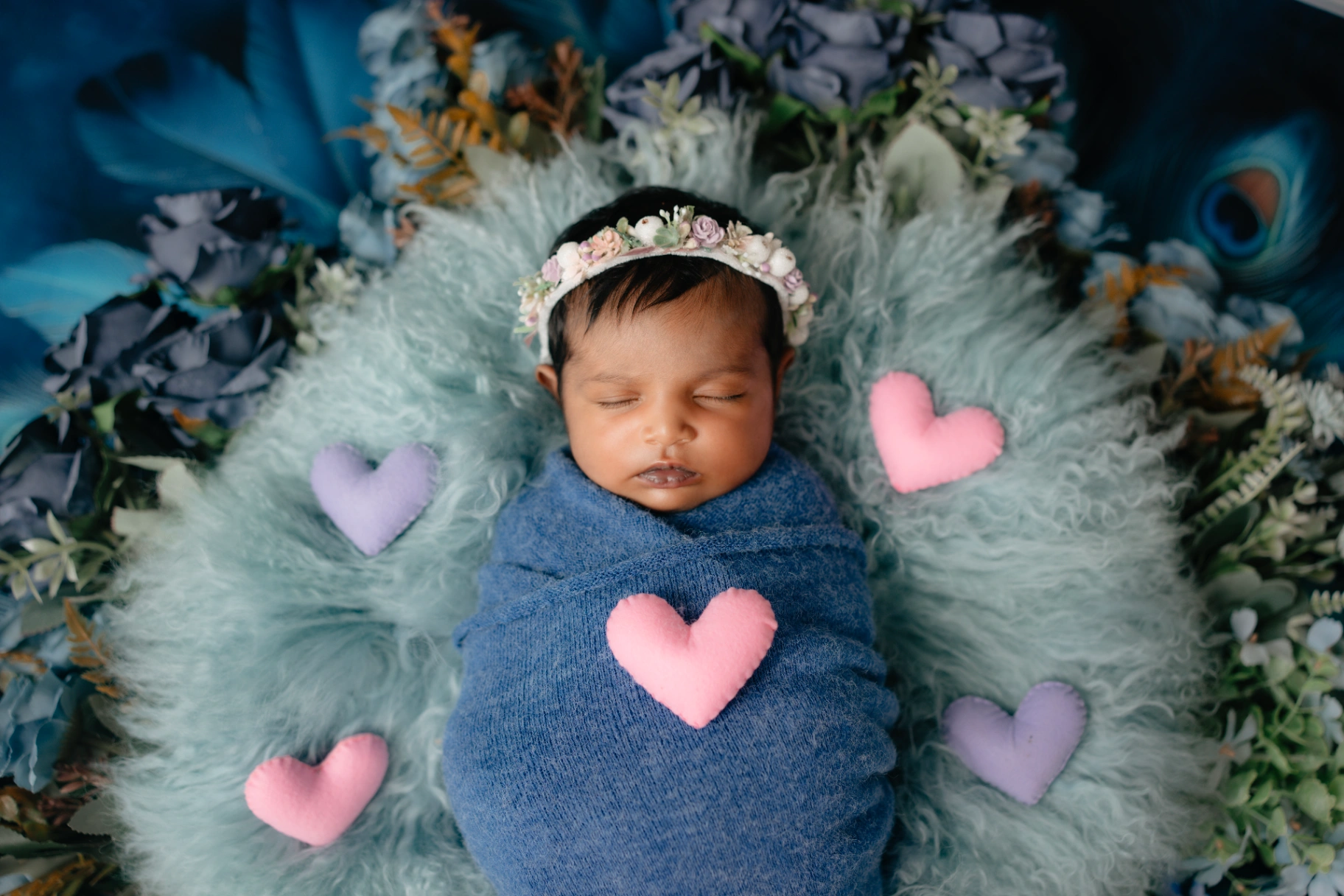 First birthday milestone and baby cake smash portrait by AP Photography in Hosur (#16)