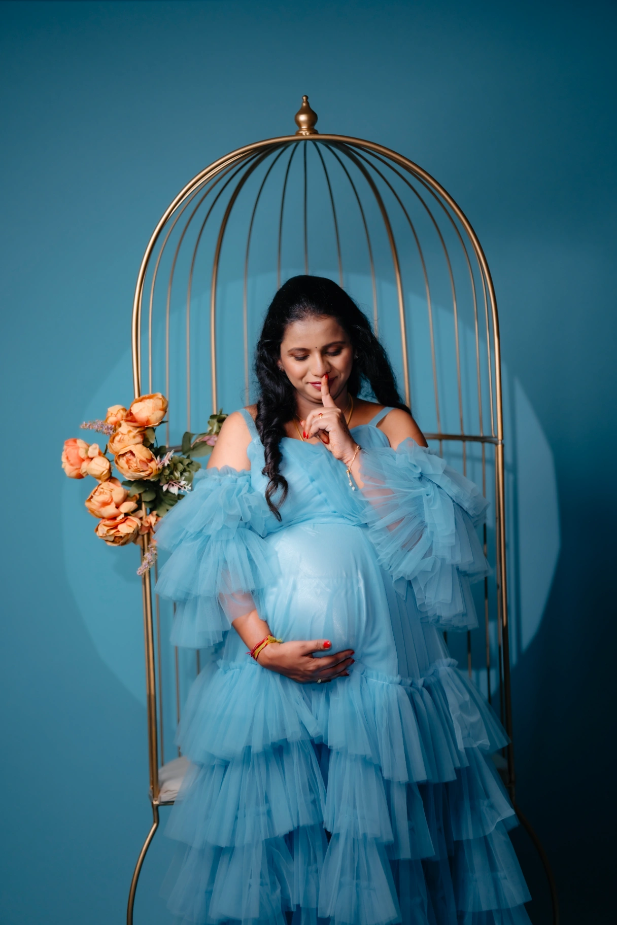 Natural light maternity pregnancy portrait by AP Photography in Hosur (#5)
