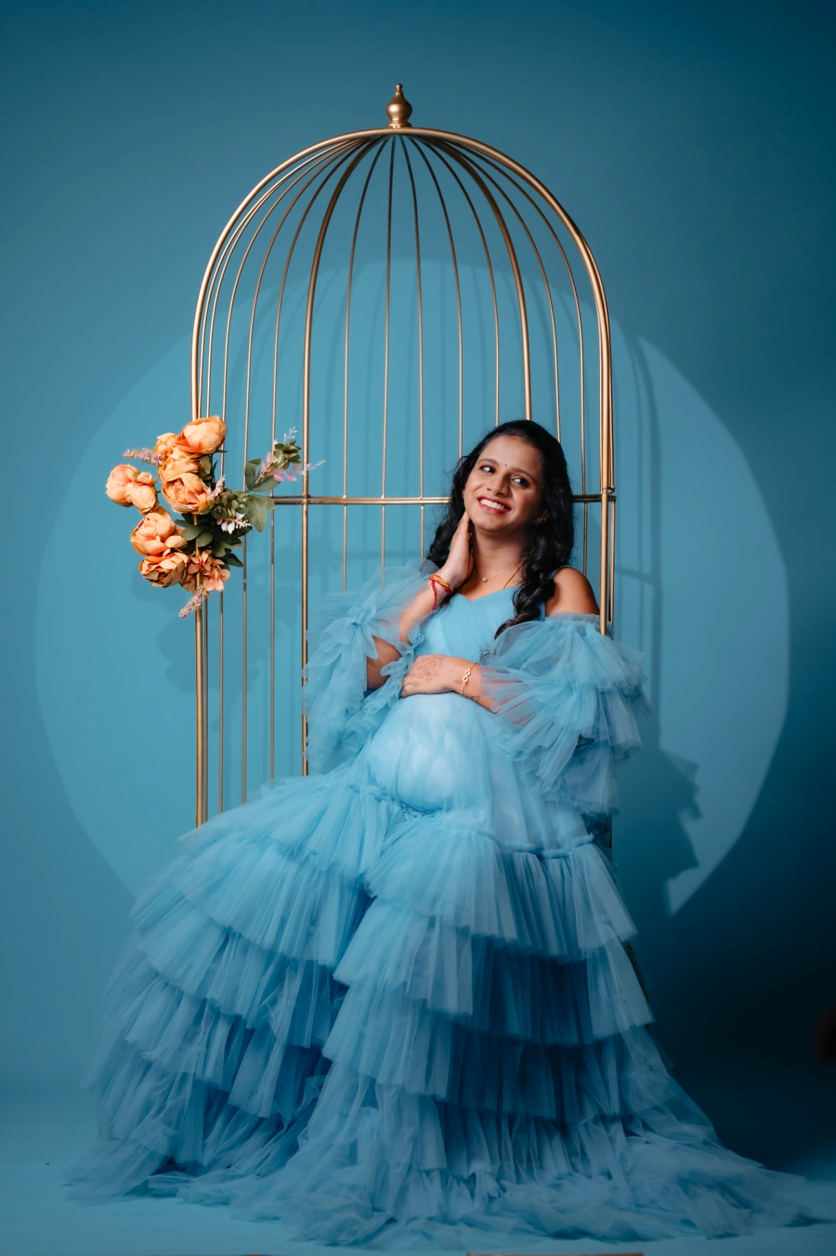 Natural light maternity pregnancy portrait by AP Photography in Hosur (#4)